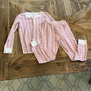 Roller Rabbit kids pajamas set - size 10 - pink elephants- gently used